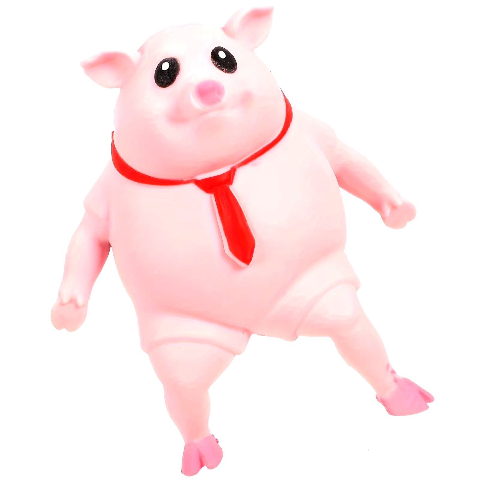 Decompression Creative New Strange Toy Pig Cartoon Cute Pink La La Pig Toy Vent Pig Whole Person Pinch Music Decompression Toy